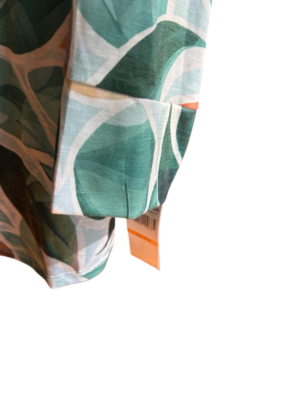 NWT Alfred Dunner leaf design button down blouse Size PS - Picture 3 of 5